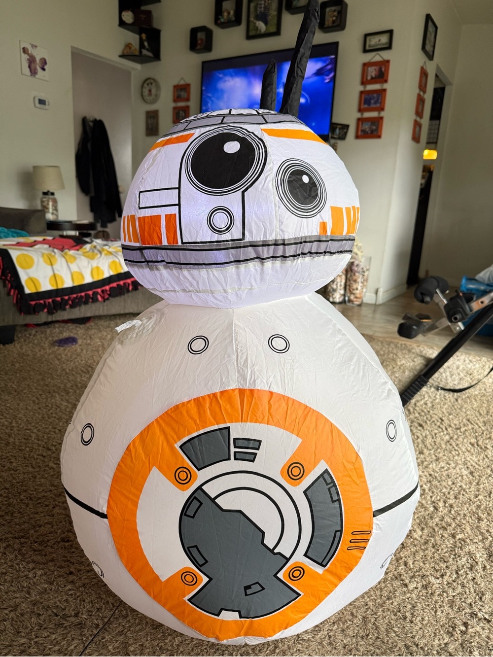 Star Wars BB-8 3 foot Inflatable White and Orange